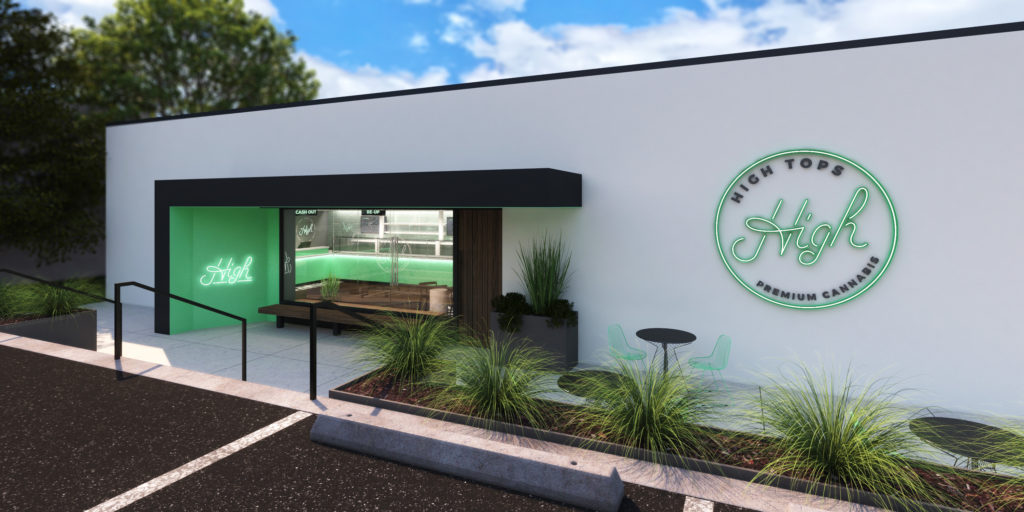 HighTops dispensary, Megan Stone, High Road Design Studio, mg magazine