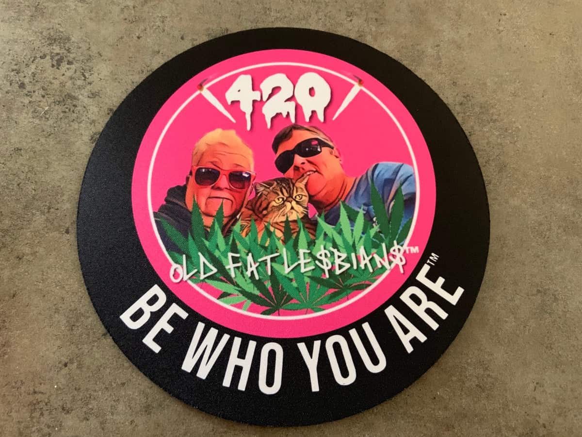 420OldFatLesbians dab mat or mouse pad