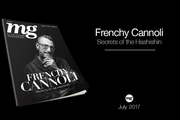 mg Magazine's July 2017 cover story: Frenchy Cannoli, Secrets of the Hashishin.