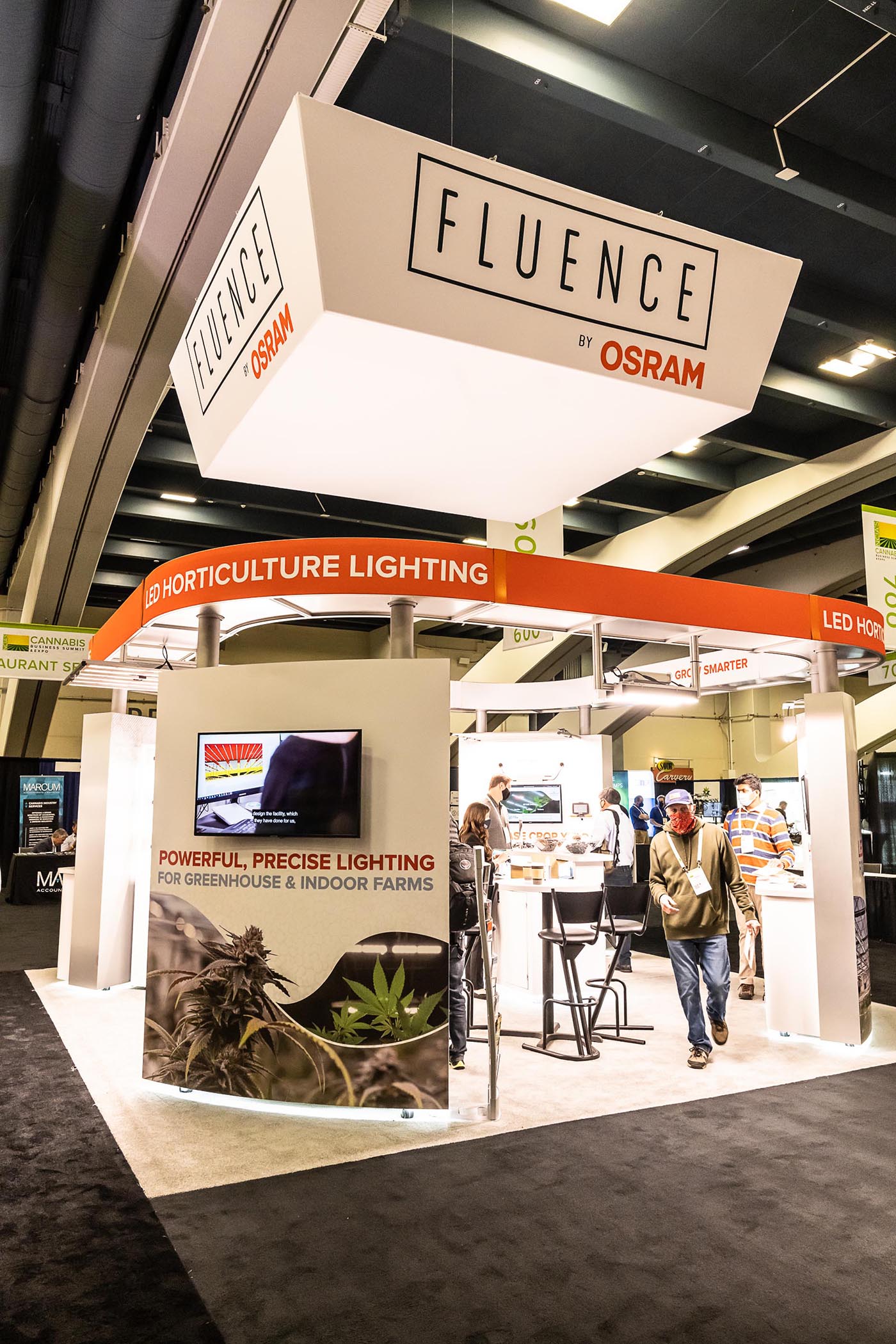 Fluence at NCIA 2021 cannabis trade show Mike Rosati mg Magazine